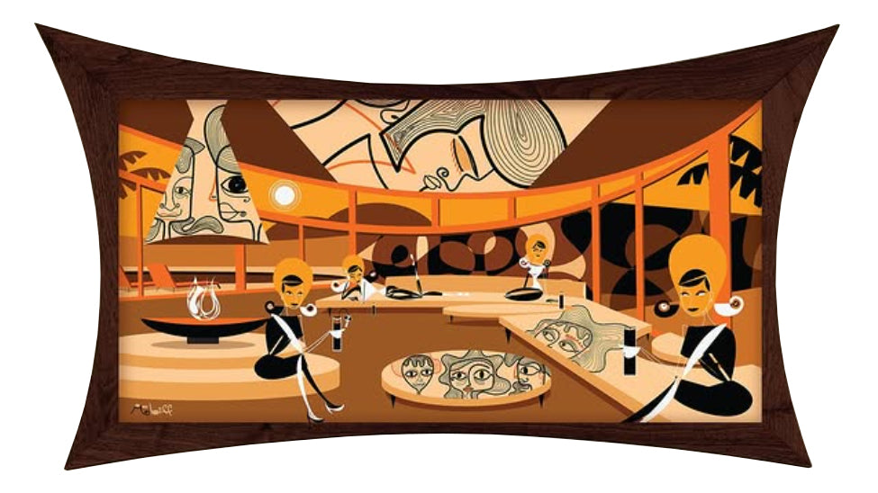 Atomic Starburst Picture Frame