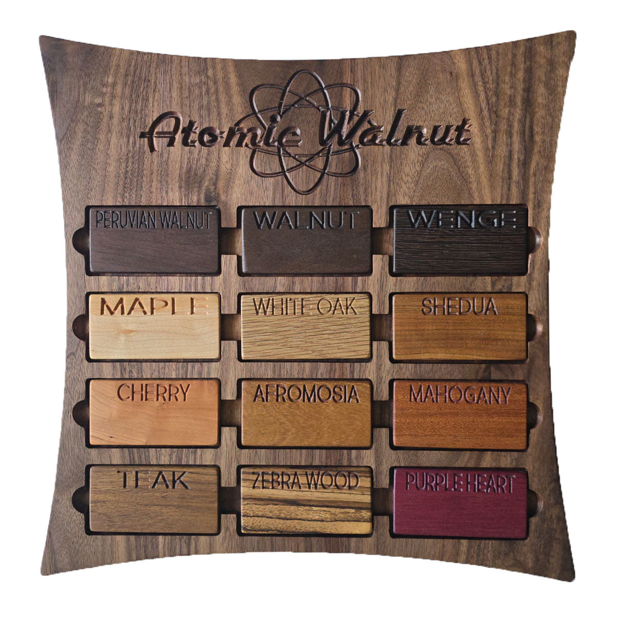 Atomic Walnut Large Sample Board
