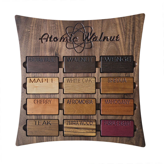 Atomic Walnut Large Sample Board