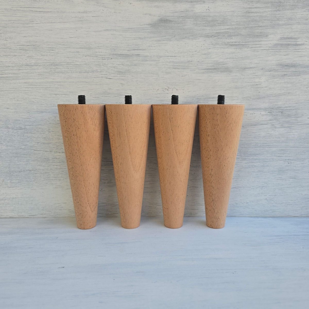 Mahogany Table Legs - McCobb Style Tapered - Set of 4 (4–14")