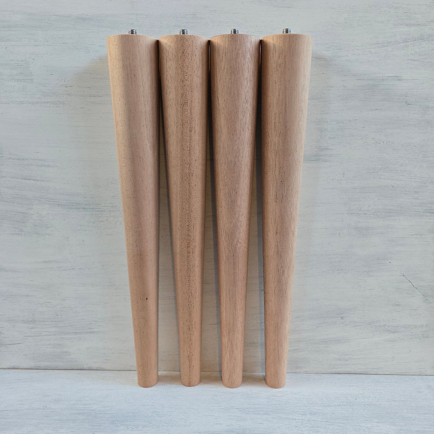Set of 4 mahogany mid century modern style legs.