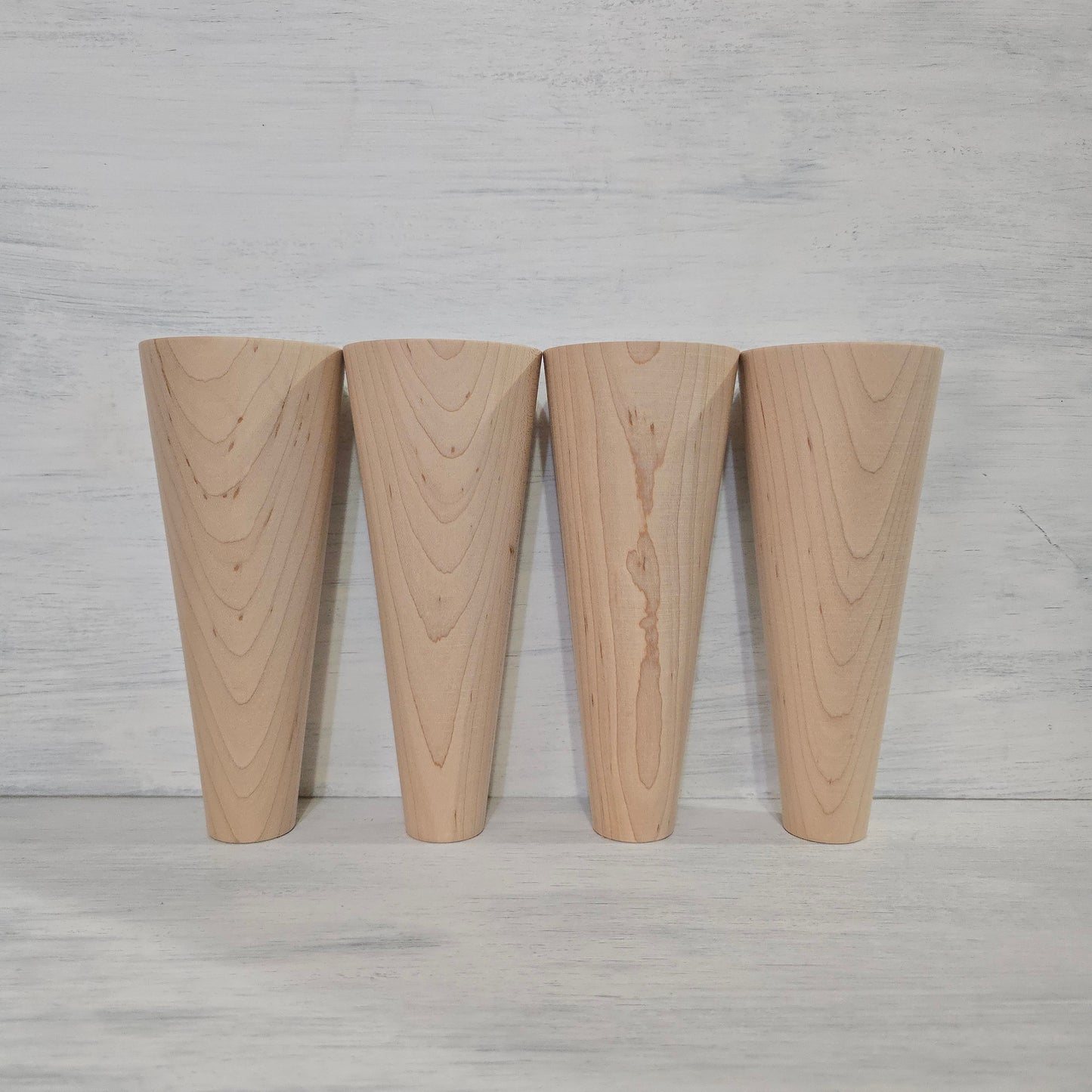 Chunky Maple Table Legs – Mid Century McCobb Style – Set of 4 (4–14")