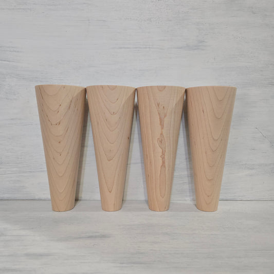Chunky Maple Table Legs – Mid Century McCobb Style – Set of 4 (4–14")