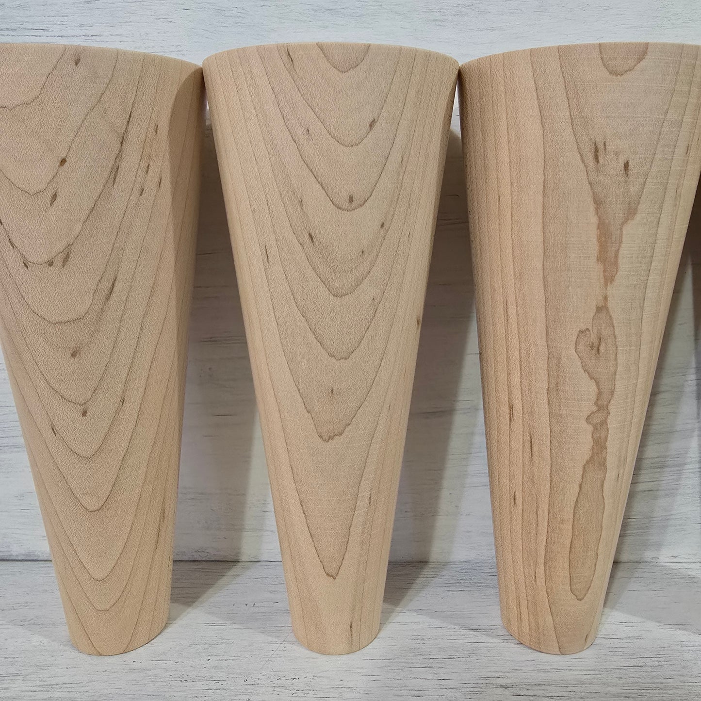 Chunky Maple Table Legs – Mid Century McCobb Style – Set of 4 (4–14")