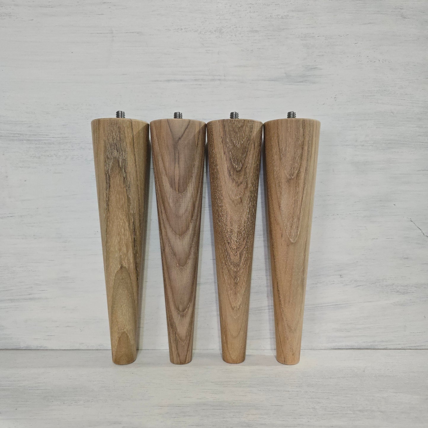 FEQ Teak Table Legs – Mid Century McCobb Style – Set of 4 (4–14")