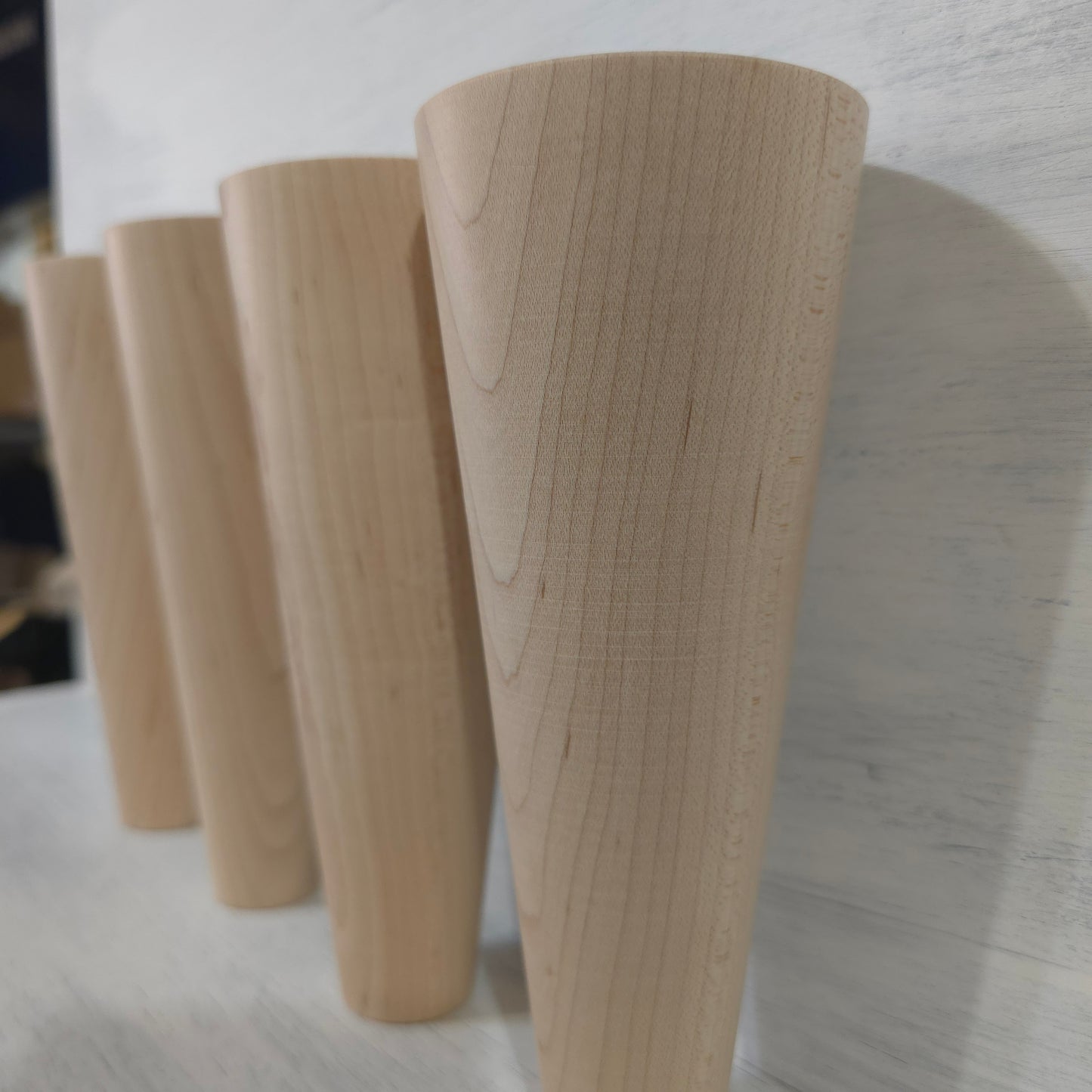 Chunky Maple Table Legs – Mid Century McCobb Style – Set of 4 (4–14")